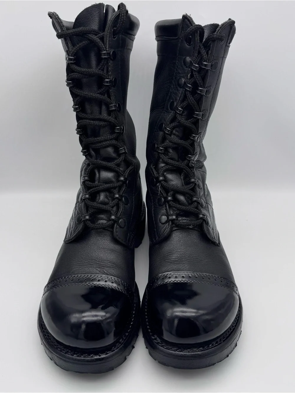 Corcoran 1520 Jump Boots Black Leather Military Combat Men 9.5 M Made In USA